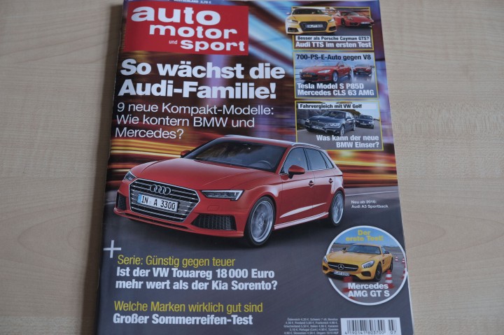Deckblatt Auto Motor und Sport (07/2015)